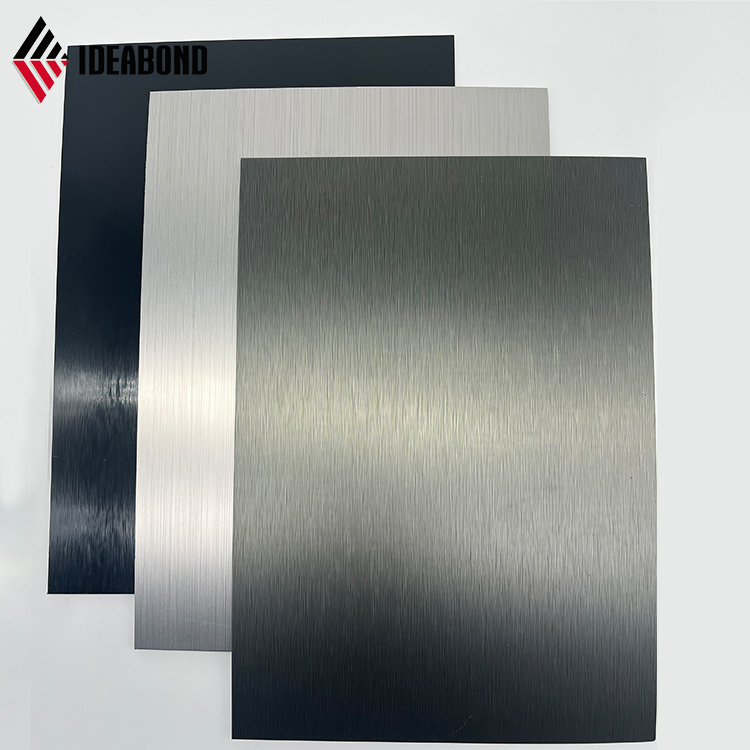 Ideabond Alucobond Brushed Color High Quality Wall Cladding Acp Aluminum Composite Panel 4mm 9911