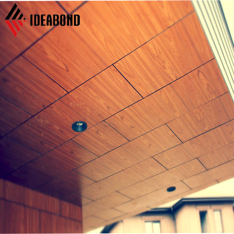 IDEABOND - Interior Usage PE Suface Treatment Aluminum Ceiling Panel Where to Buy Wooden/Stone color ACP