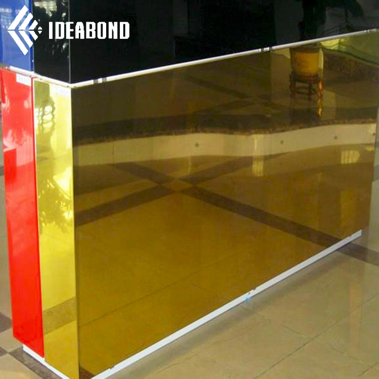 Ideabond Mirror Finish Aluminium Composite Panel Acp For Hotel Awnings Shop Awnings Mirror Acp 3937