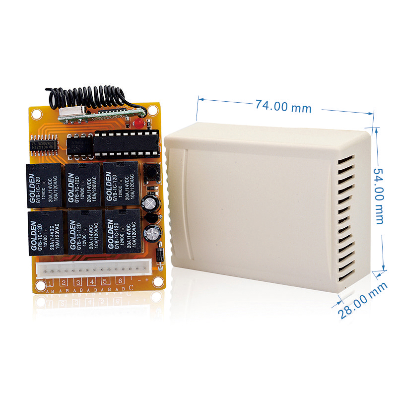 Programabil Universal Remote Control 6Ch Rf programmable universal remote control switch YET406PC