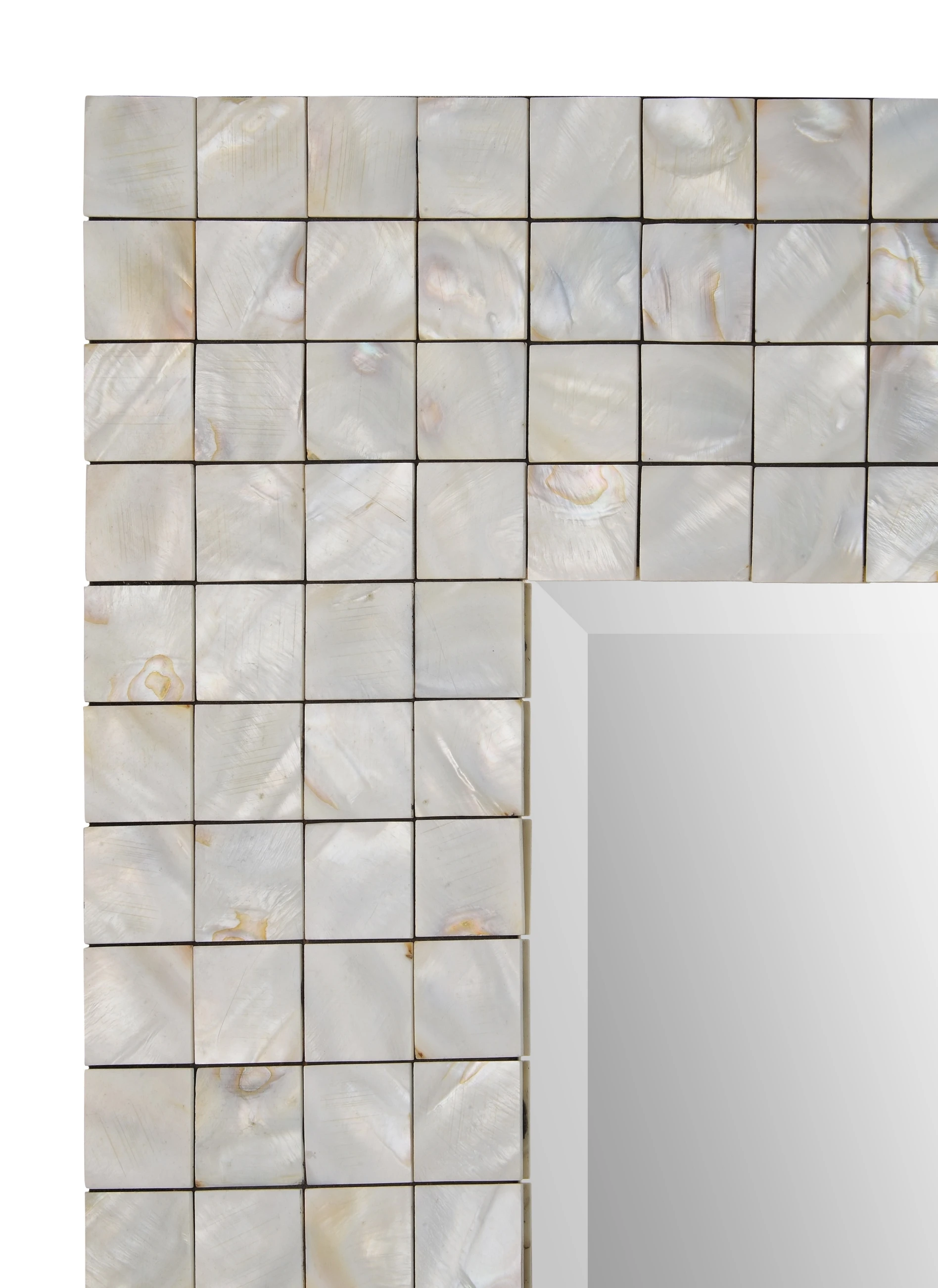 RIXONYAATECH - Popular item square make by mosaic shell customize decorative wall mirror Decorative (图4)