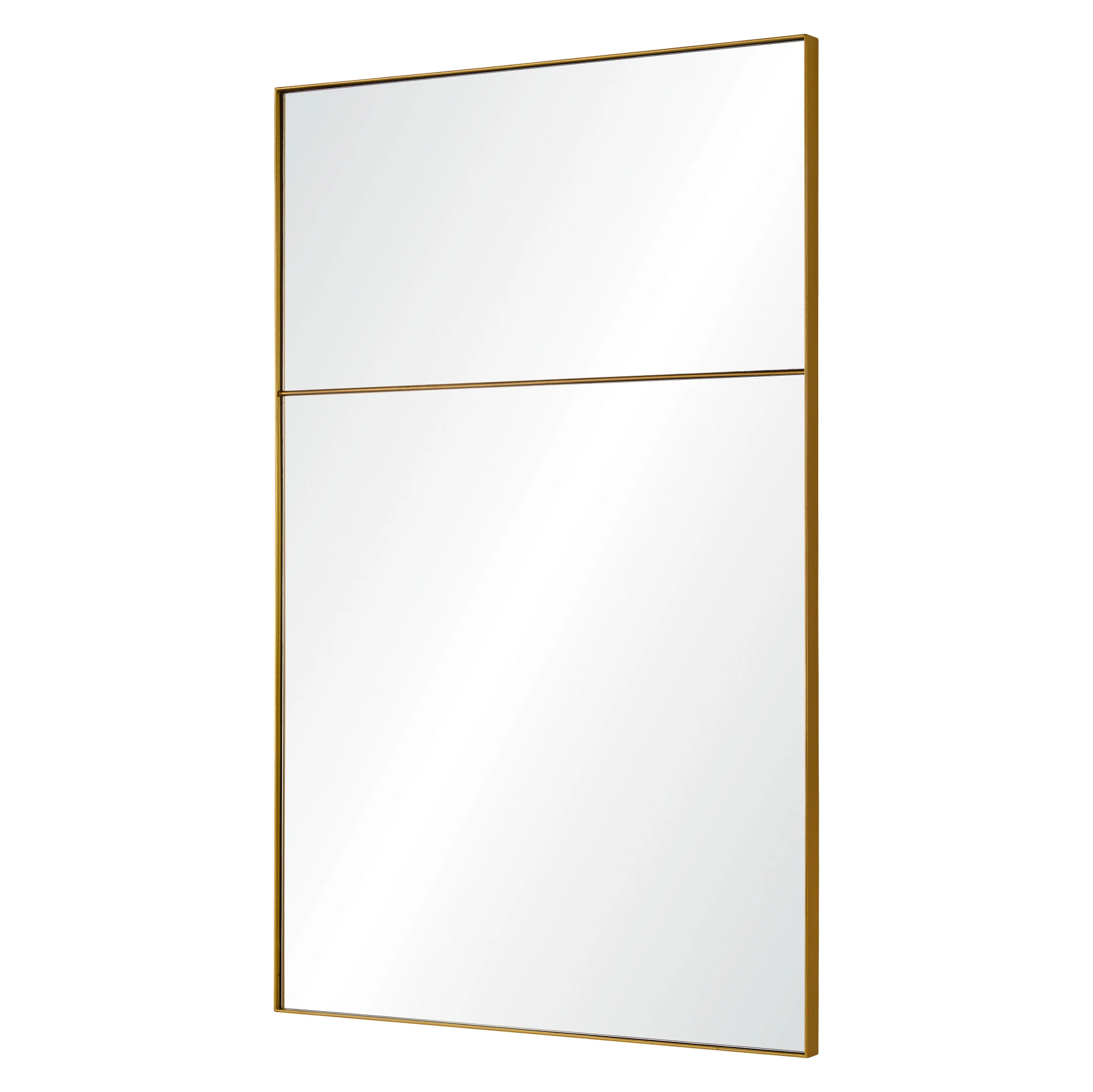 RIXONYAATECH - Modern Waterproof Retangular Bathroom European Style Wall Mounted Decor Gold Mirror M(图2)