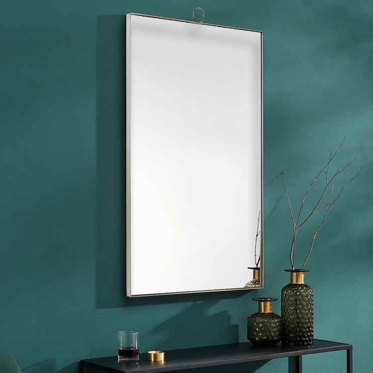 Professional Stylish Wall Decoration Home Large Salon Station 24X37X1 Rectangle Mirror Metal frame m(图7)