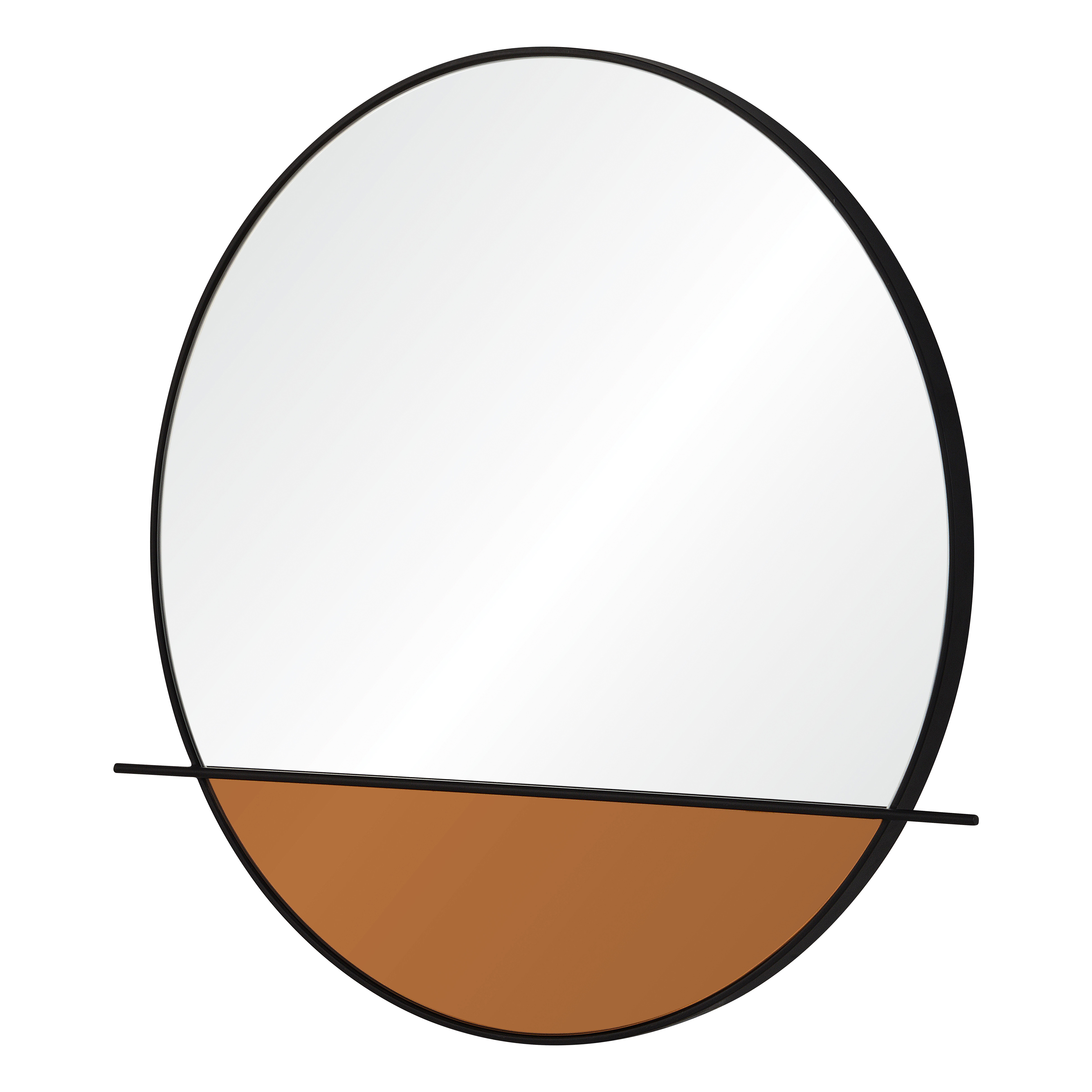 Customized living room Metal frame modern home decor circle colourful wall bedroom mirror decoration(图5)