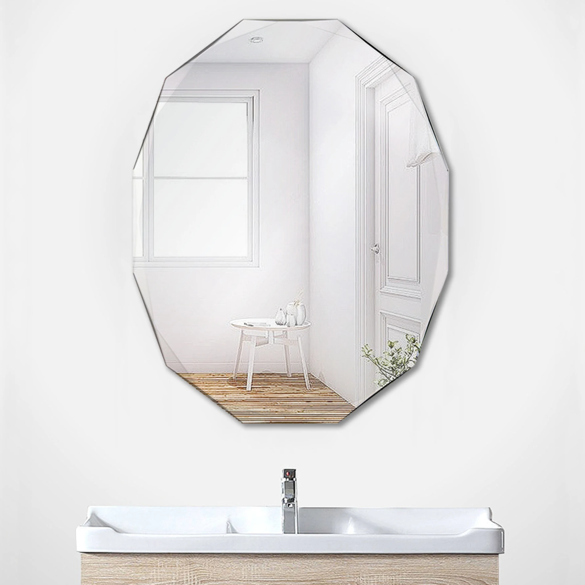 RIXONYAATECH - Customized Size Hospital Wall Vintage Decorative Bathroom Mirror wall mirror(图6)