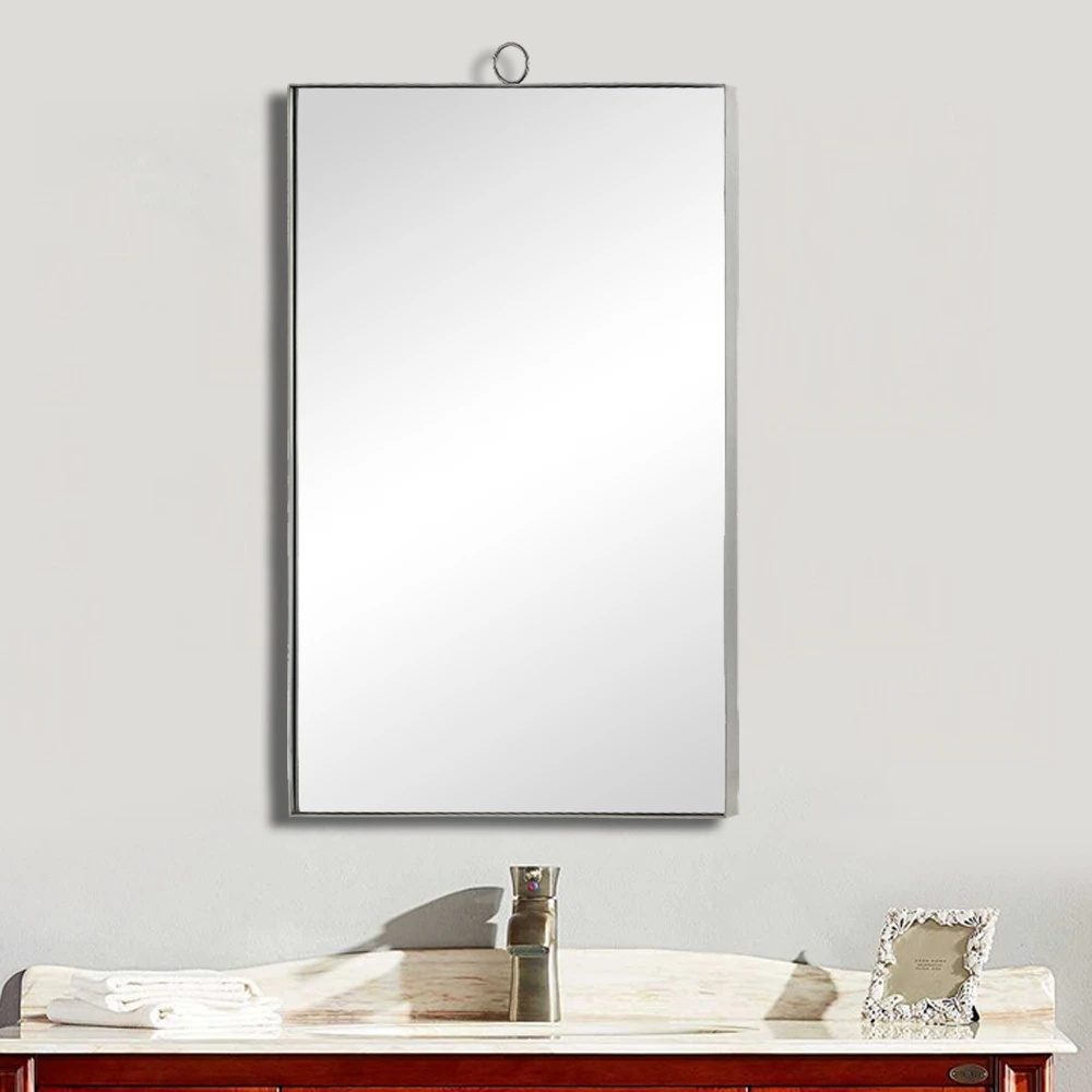 Professional Stylish Wall Decoration Home Large Salon Station 24X37X1 Rectangle Mirror Metal frame m(图4)