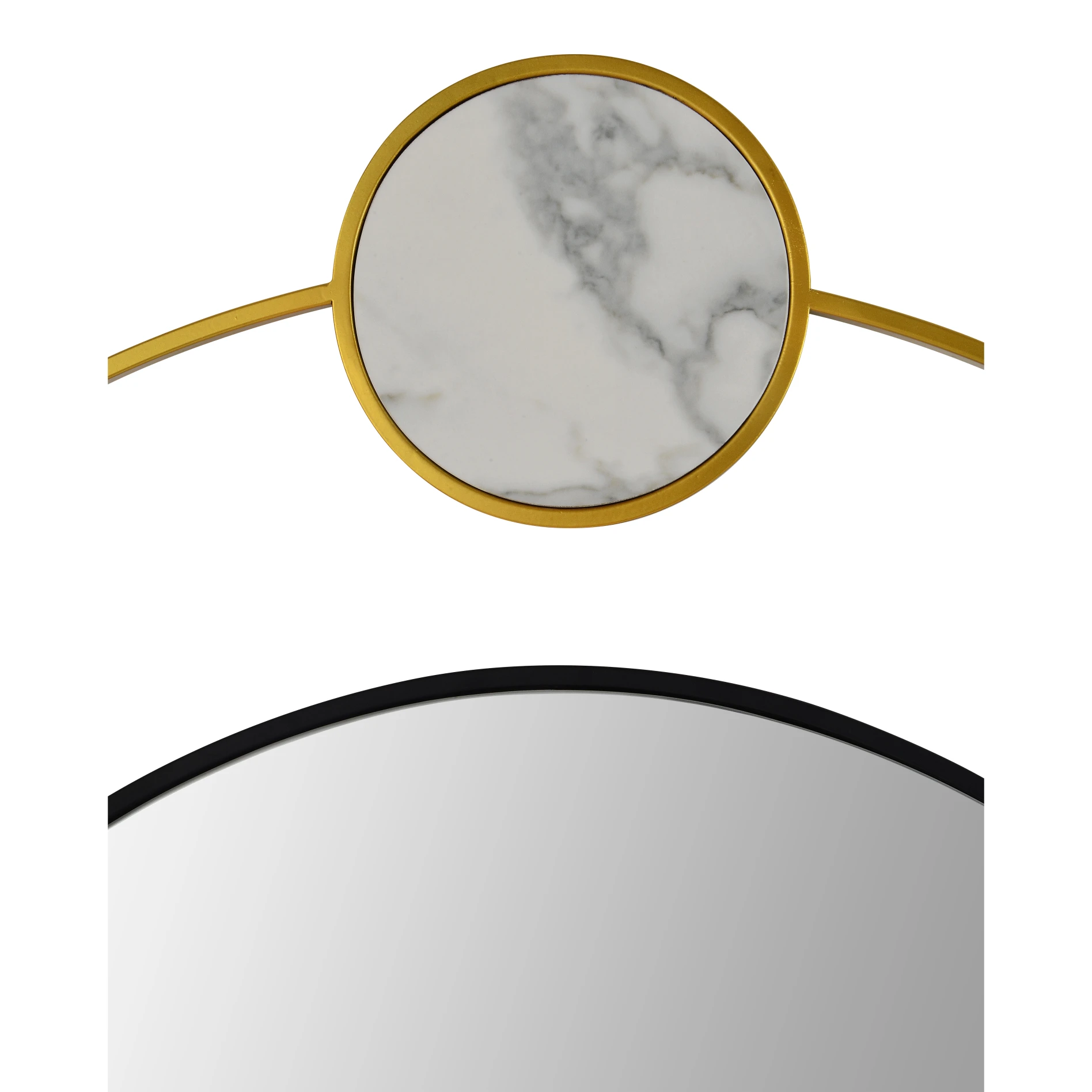 Household Attractive Modern Luxury Bathroom Wall Circle Hanging Bedroom Mirrors Decorative mirror(图3)