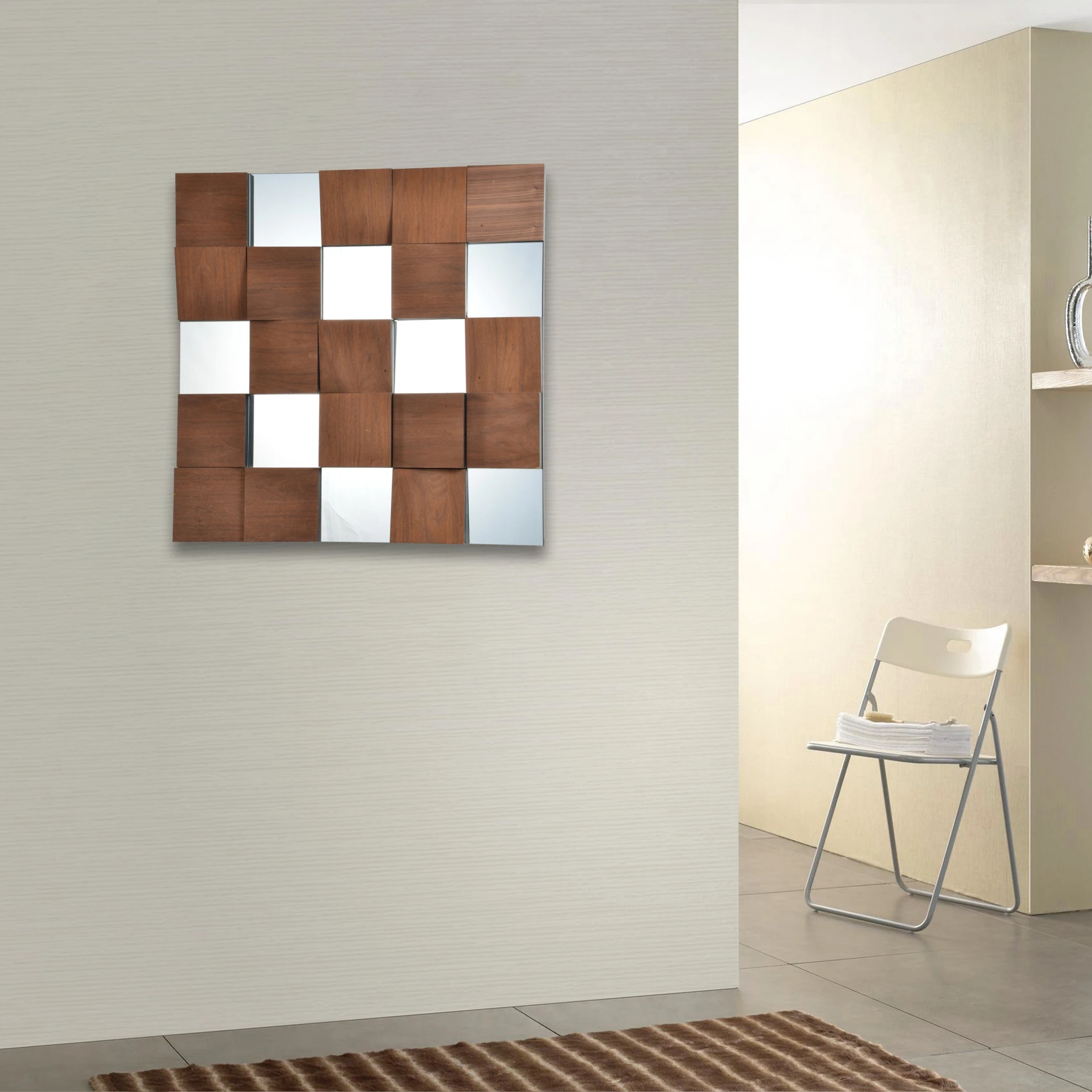 mirror bedroom furniture set luxury hot sales New style Classic decoracion unique wall mirrors mosai(图6)