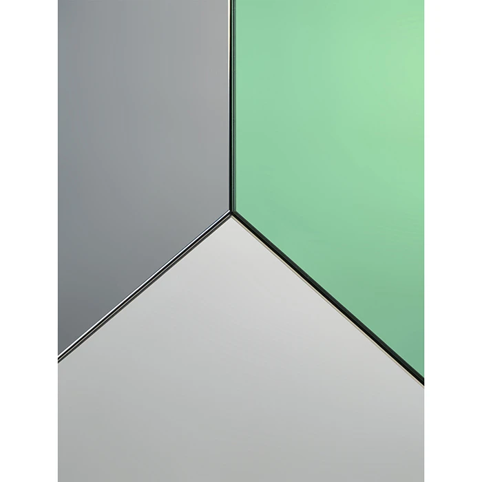 Professional Modern Excellent Craftsmanship Decorative Irregular Mirror With Metal Frame colourful D(图3)