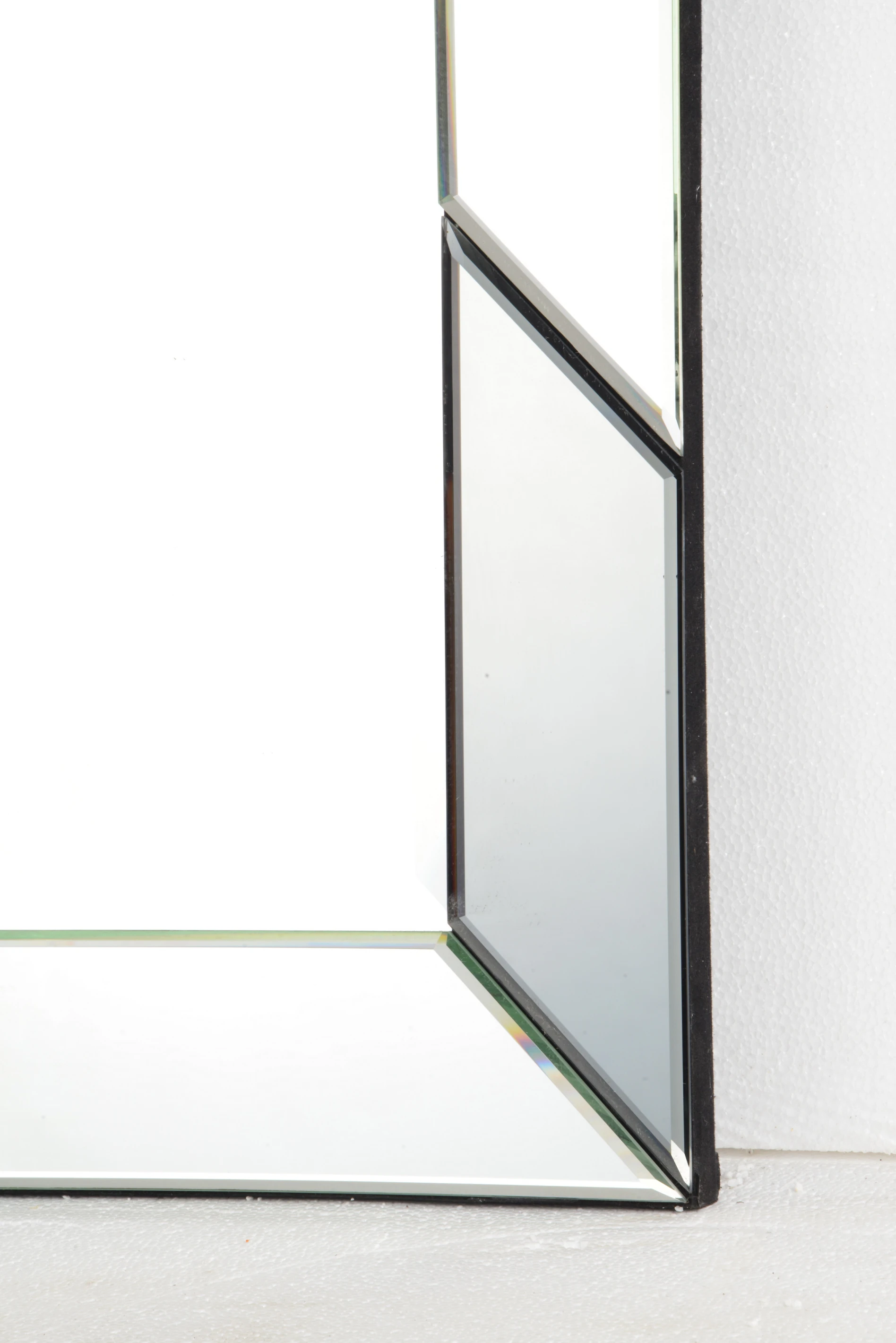 Wholesale Good Quality Hotel Customized Sizes Silver Bathroom Mirror With Metal Frame Decorative mir(图3)