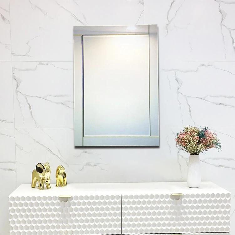 RIXONYAATECH - Wholesale Customized Sizes Gold Metal Frame Bathroom Mirror For Home Decorative mirro(图5)
