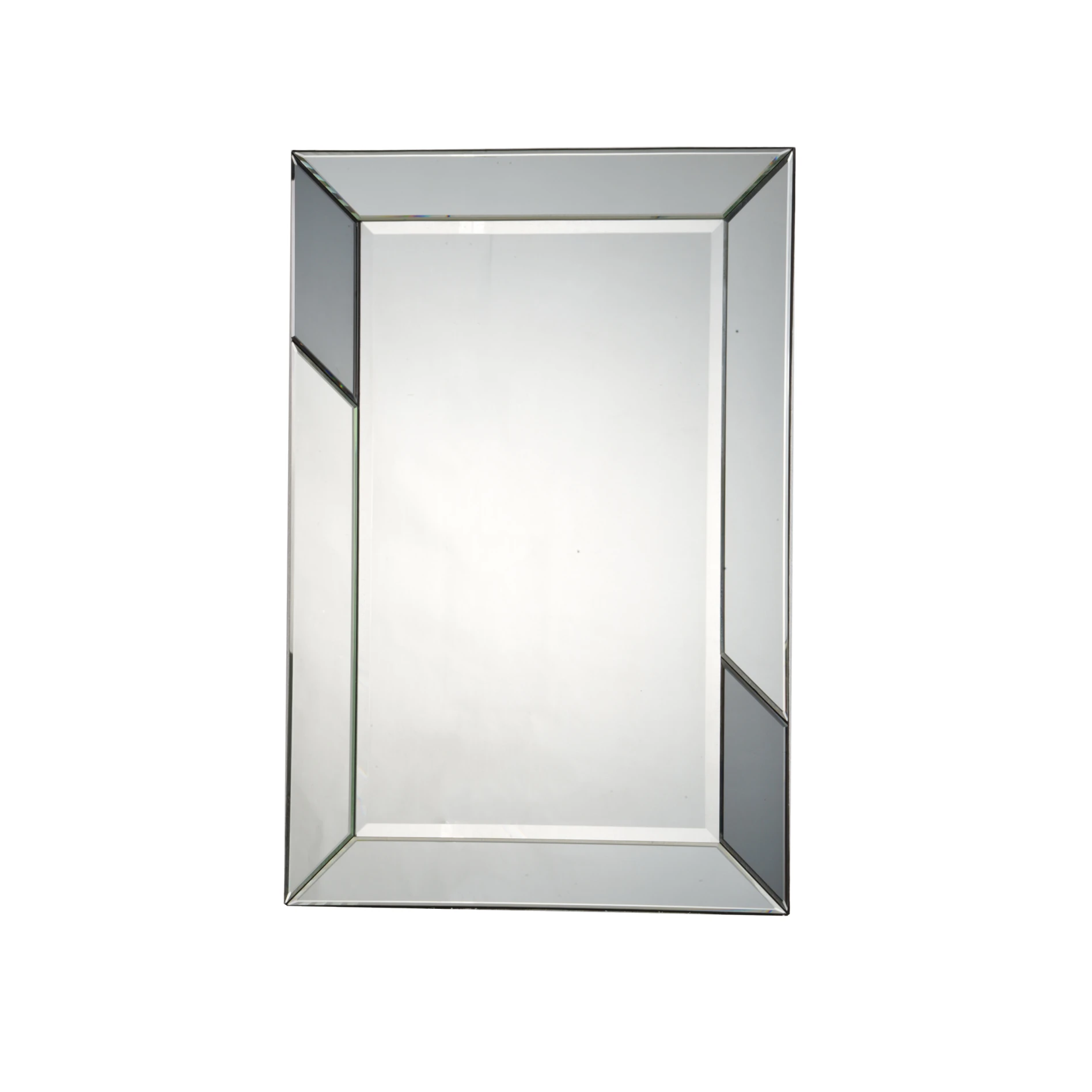 Wholesale Good Quality Hotel Customized Sizes Silver Bathroom Mirror With Metal Frame Decorative mir(图1)