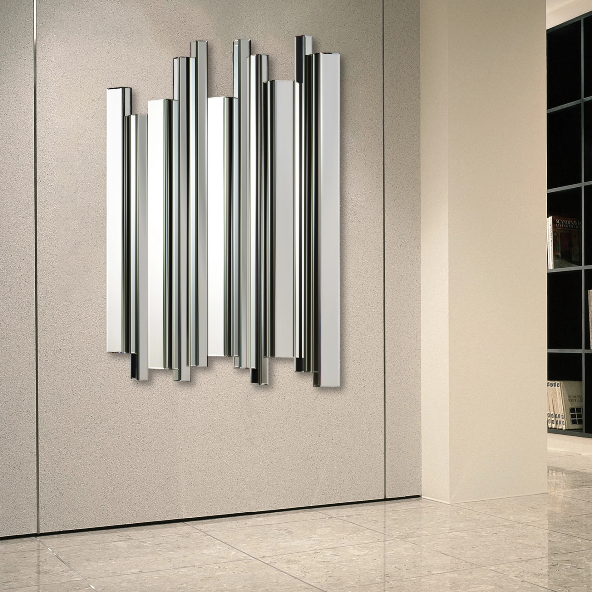 Oem Wholesale Wall Decor Glass Bedroom Set Rectangle Bathroom Mirrors Decorative mirror(图3)