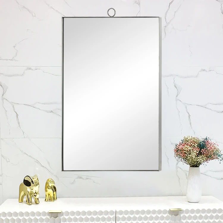 Professional Stylish Wall Decoration Home Large Salon Station 24X37X1 Rectangle Mirror Metal frame m(图6)