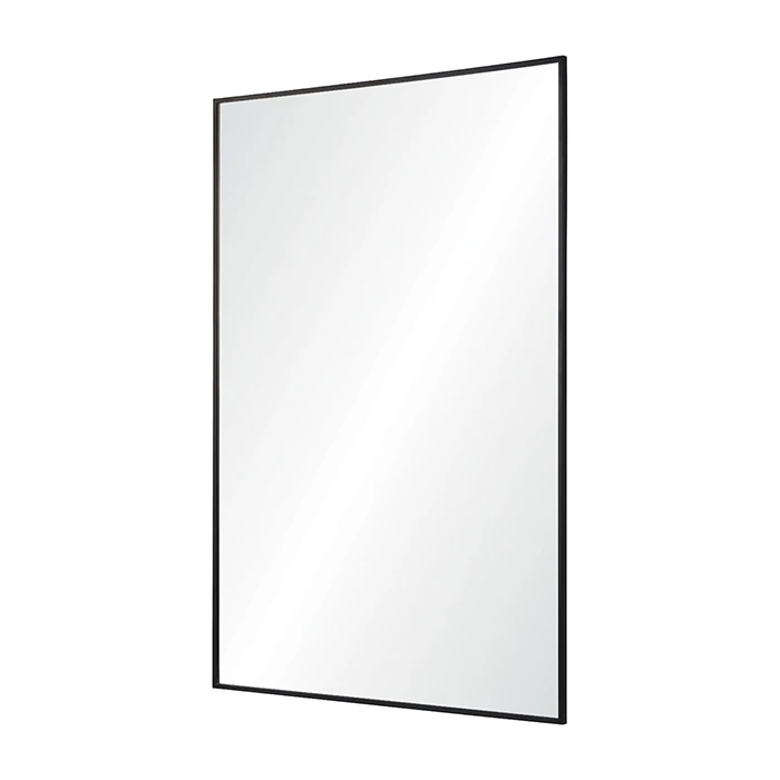 RIXONYAATECH - New design simple black modern metal frame mirror decorative mirror Metal frame mirro(图2)