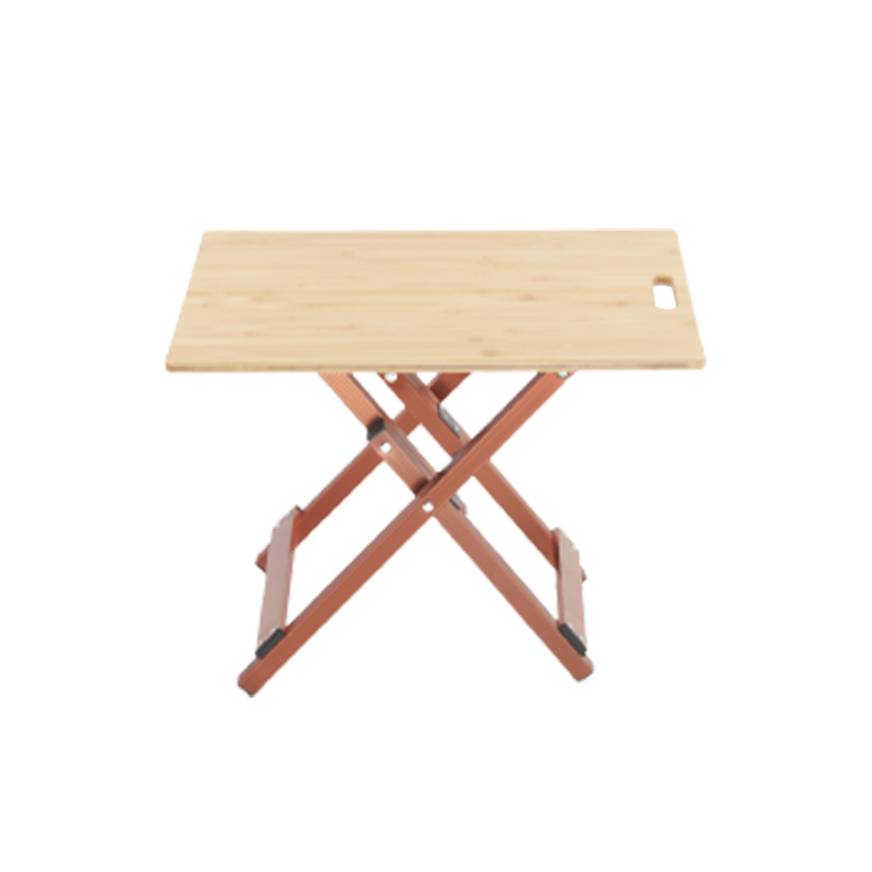 Modern Bamboo Aluminum Folding Square Portable Cutting Board Table