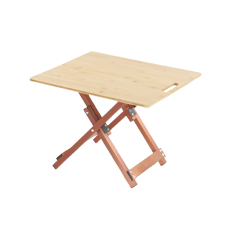 Modern Bamboo Aluminum Folding Square Portable Cutting Board Table