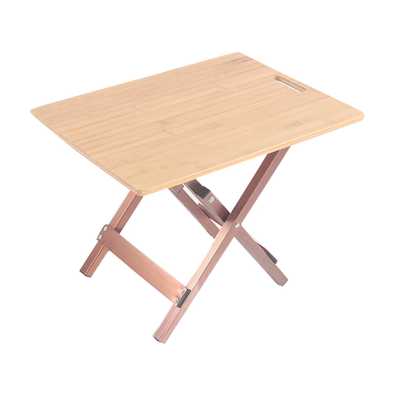 Modern Bamboo Aluminum Folding Square Portable Cutting Board Table