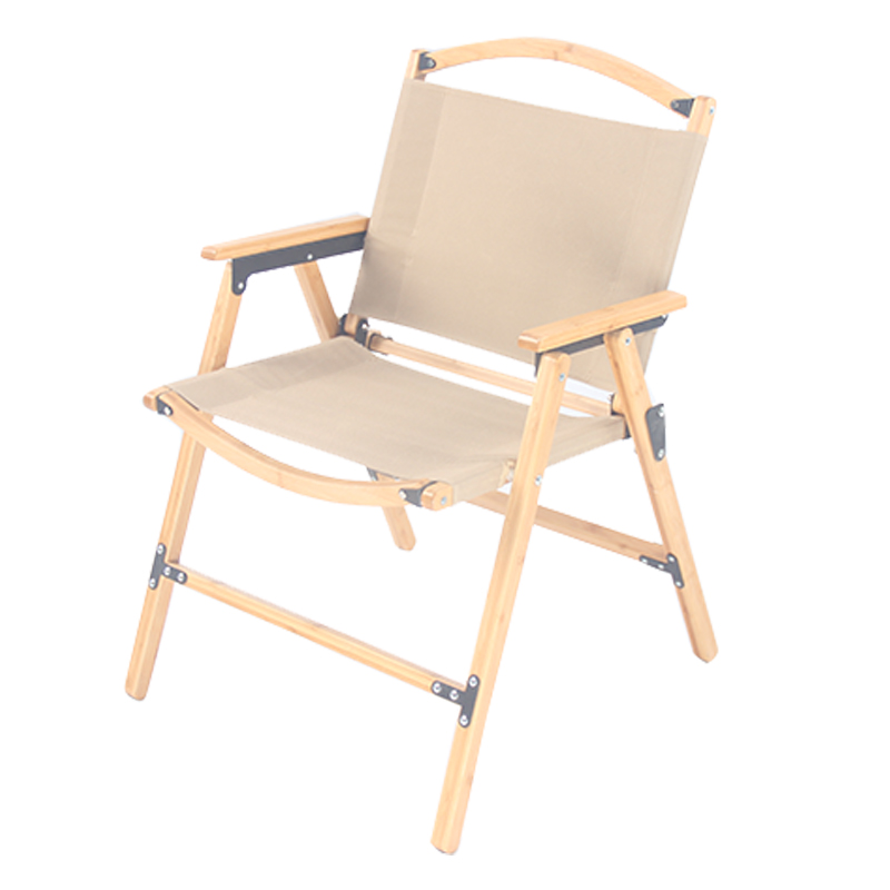 Wholesale Custom Adjustable Bamboo Lounge Deck Chair Camping Chair