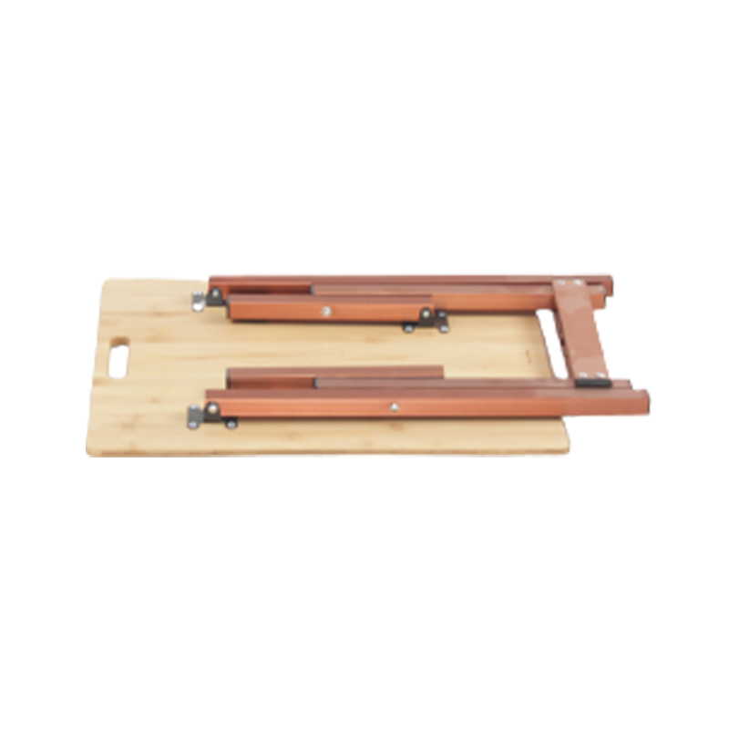 Modern Bamboo Aluminum Folding Square Portable Cutting Board Table