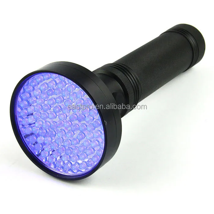 SEEYOO - scorpion de lampe de poche uv 18w 100 led, meilleure lumière noire  de torche uv, lampe de poche à lumière noire portable uv ultra violet