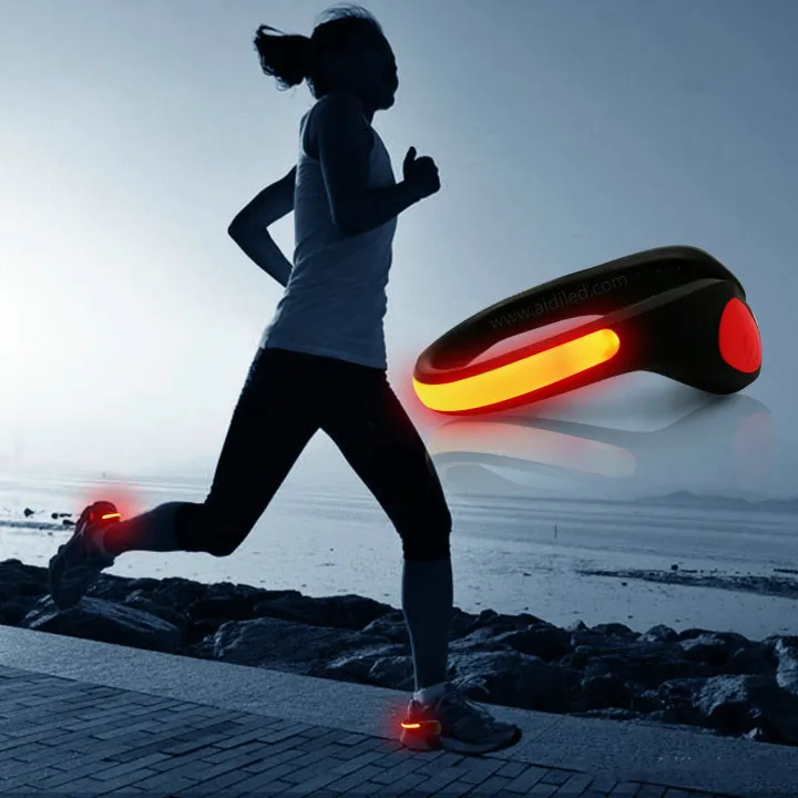 SEEYOO - Water Resistant Reflective Outdoor Safety Night Running Warning Lamp  LED Shoe Clip Lights for Runners