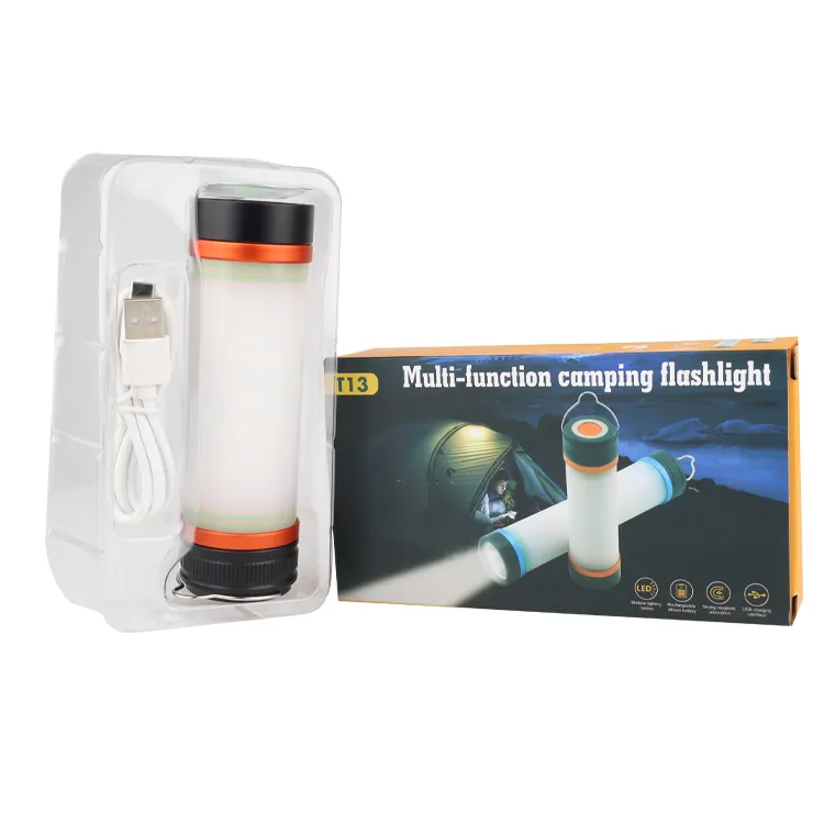 SEEYOO - Lampe torche laser blanche à haute luminosité Zoomable Side COB  Crochet de voyant d'avertissement