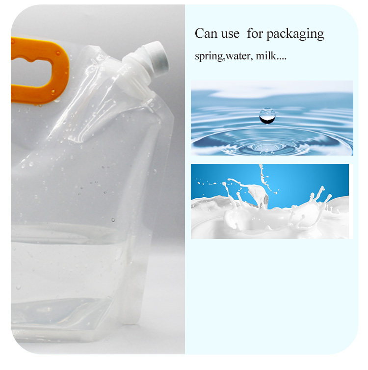 Food Industrial Use 2.5L 5L water milk bear spout pouch