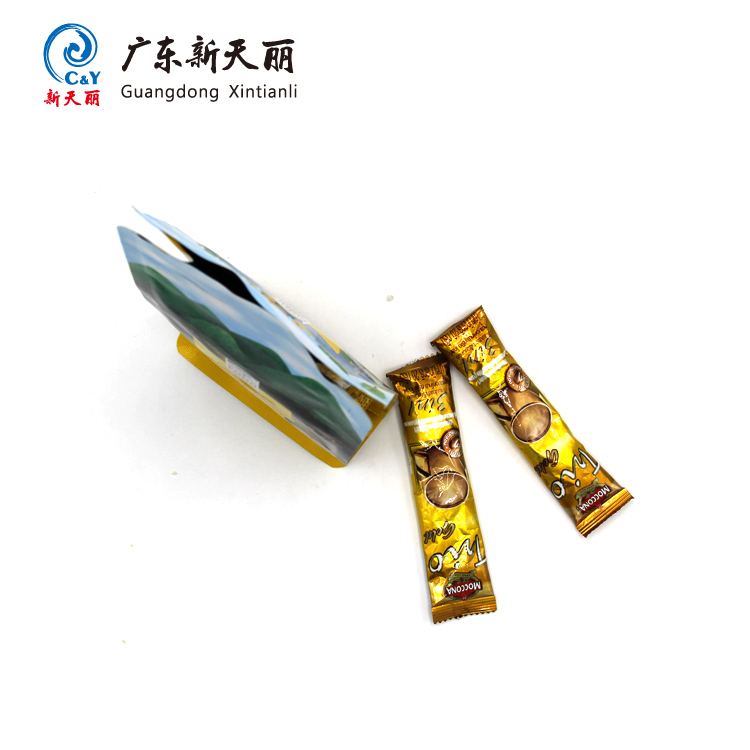 China manufacturer 250g coffee bean/powder aluminum foil valve flat bottom pouch with easily tear zipper hot sealing