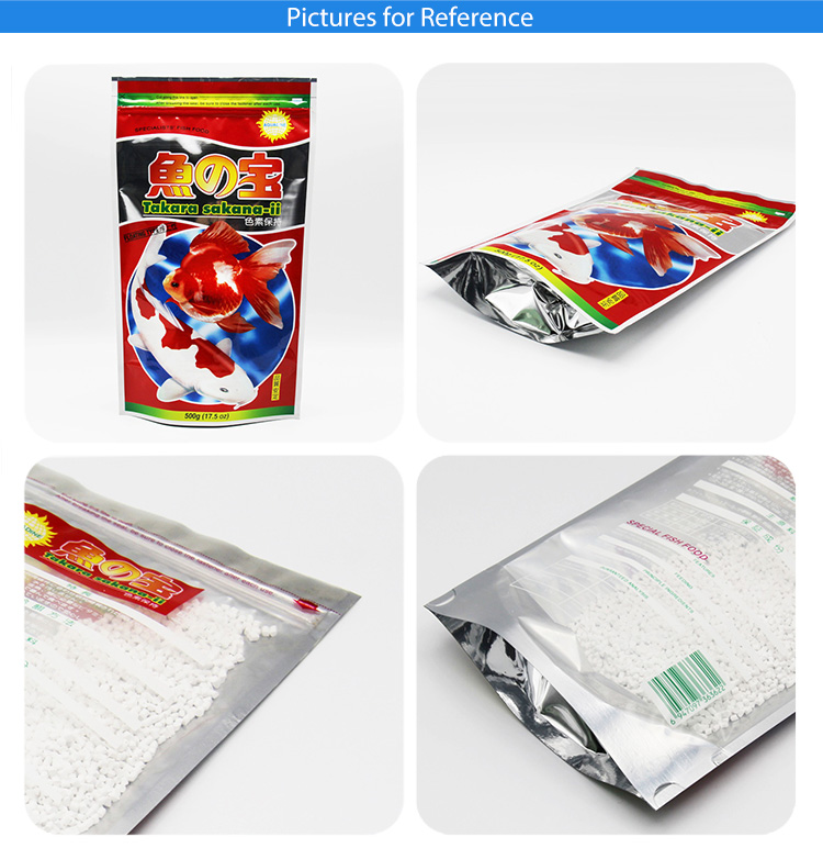 Good quality customized degradable PE food ziplock bags own logo stand-up pouch plastic packaging