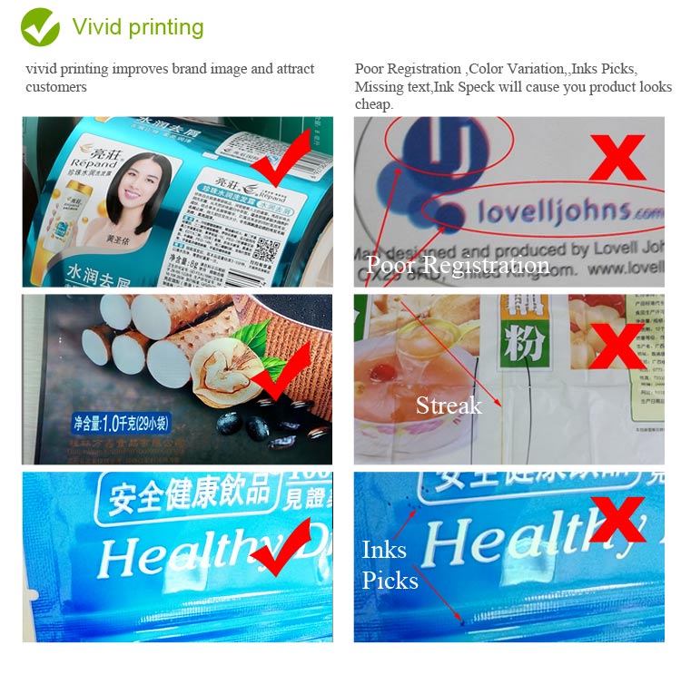 Digital Printing Aluminum Foil Empty Green Tea Bags Zipper Stand Up Packaging Pouch  For Tea Coffee Sugar Snack Nut