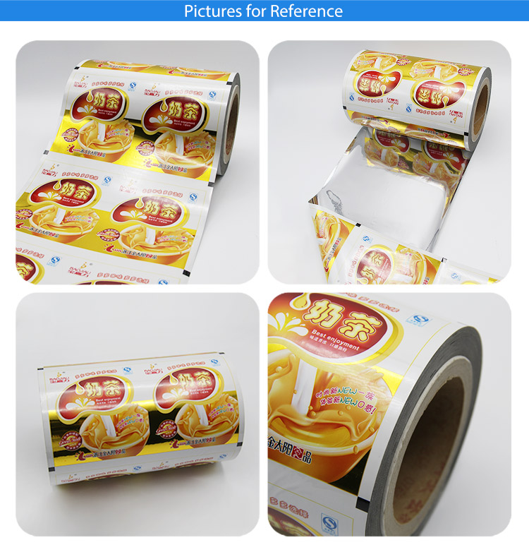 China Manufacture Custom Milk Powder Coffee Tea Sachet Roll Film  Aluminium Foil Laminated Food Plastic Packaging Roll Films