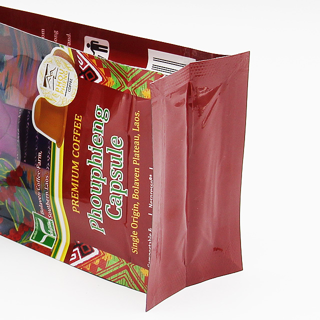 Printing and packaging aluminum laminated foil mylar zip standing emballage flat bottom bag for coffee and tea