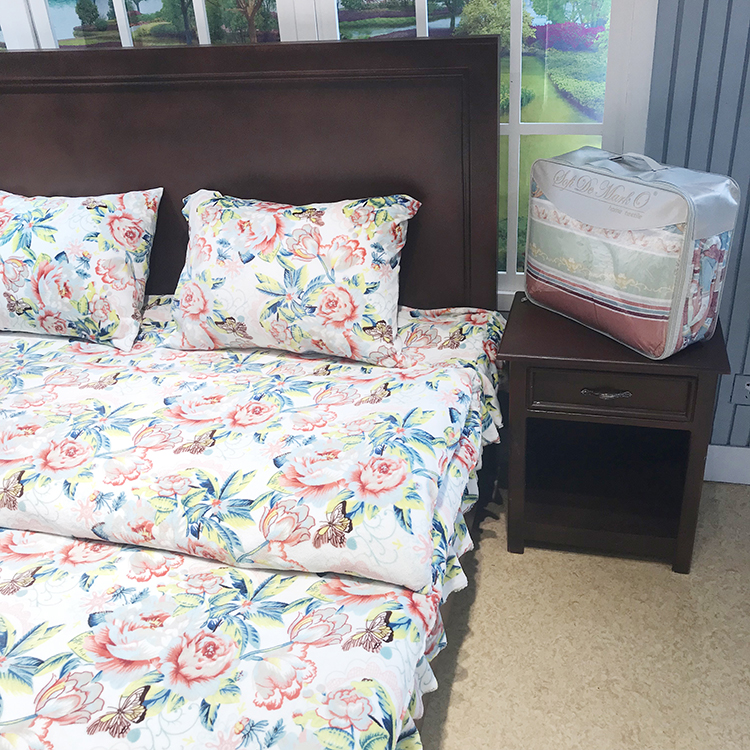 Home Bedding Comforter Sets with Bed Cover Blanket Adult Jacquard Printed Flannel Fleece 100% Polyester King Size 4pcs 60 4 Pcs