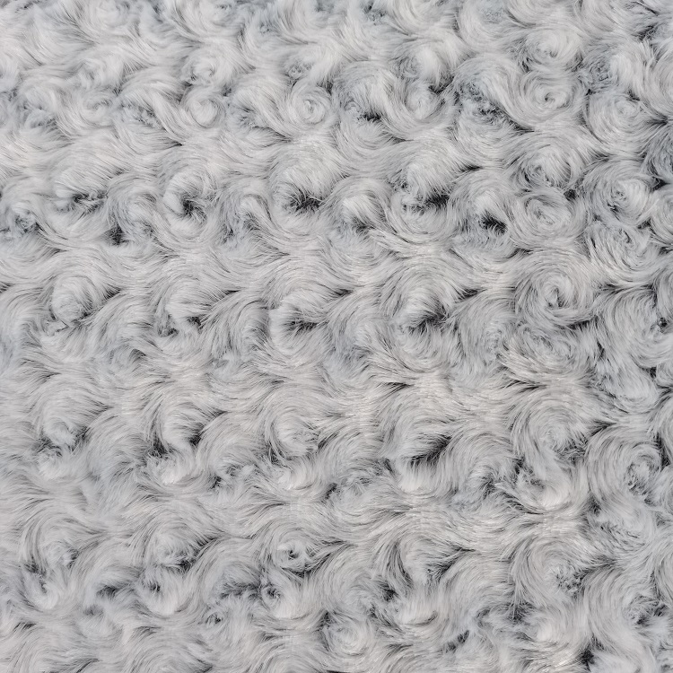 Decorative Fleece Blanket Frazadas Bottom Printed Brushed Plush Fur Fleece Fabric For Bed