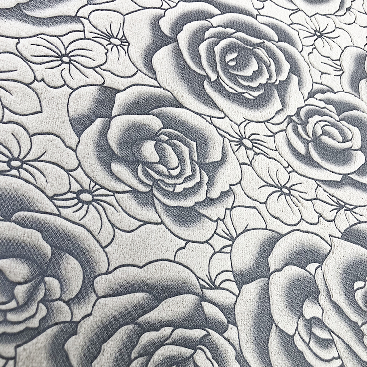 Soft offset printing embossed polyester coral flannel fleece blanket