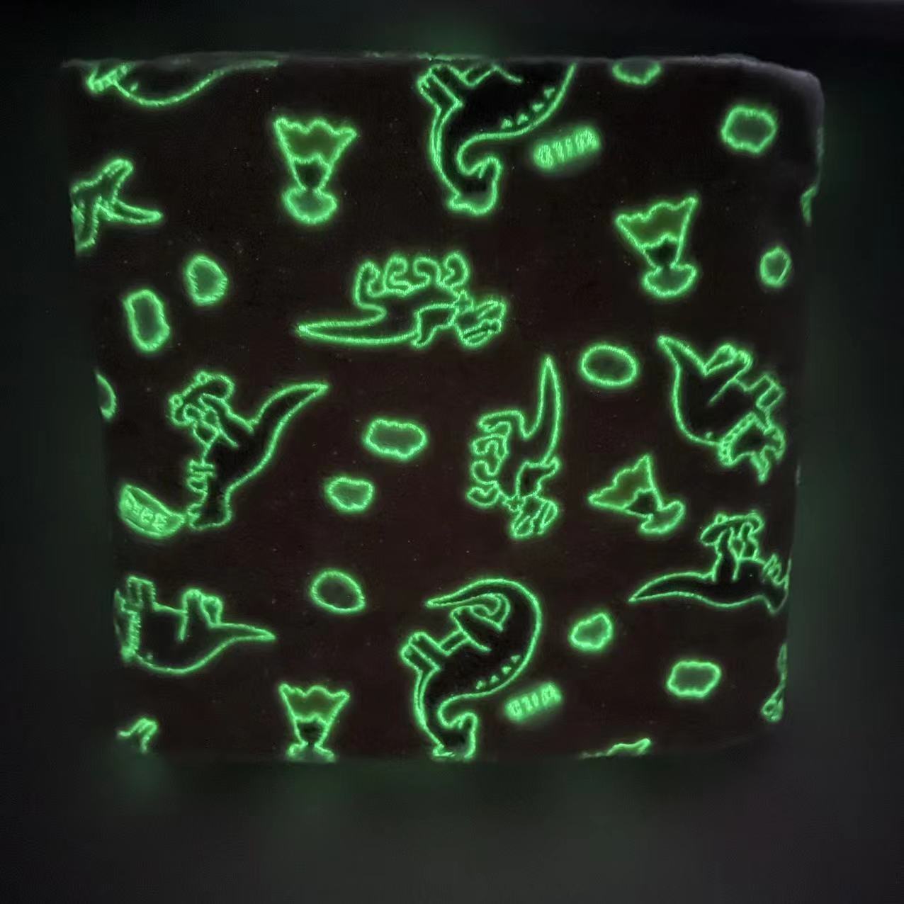 Flannel Plush Luminous Throw Blanket Manufacture Glow in The Dark Baby Blanket All Seasons Kids Blanket