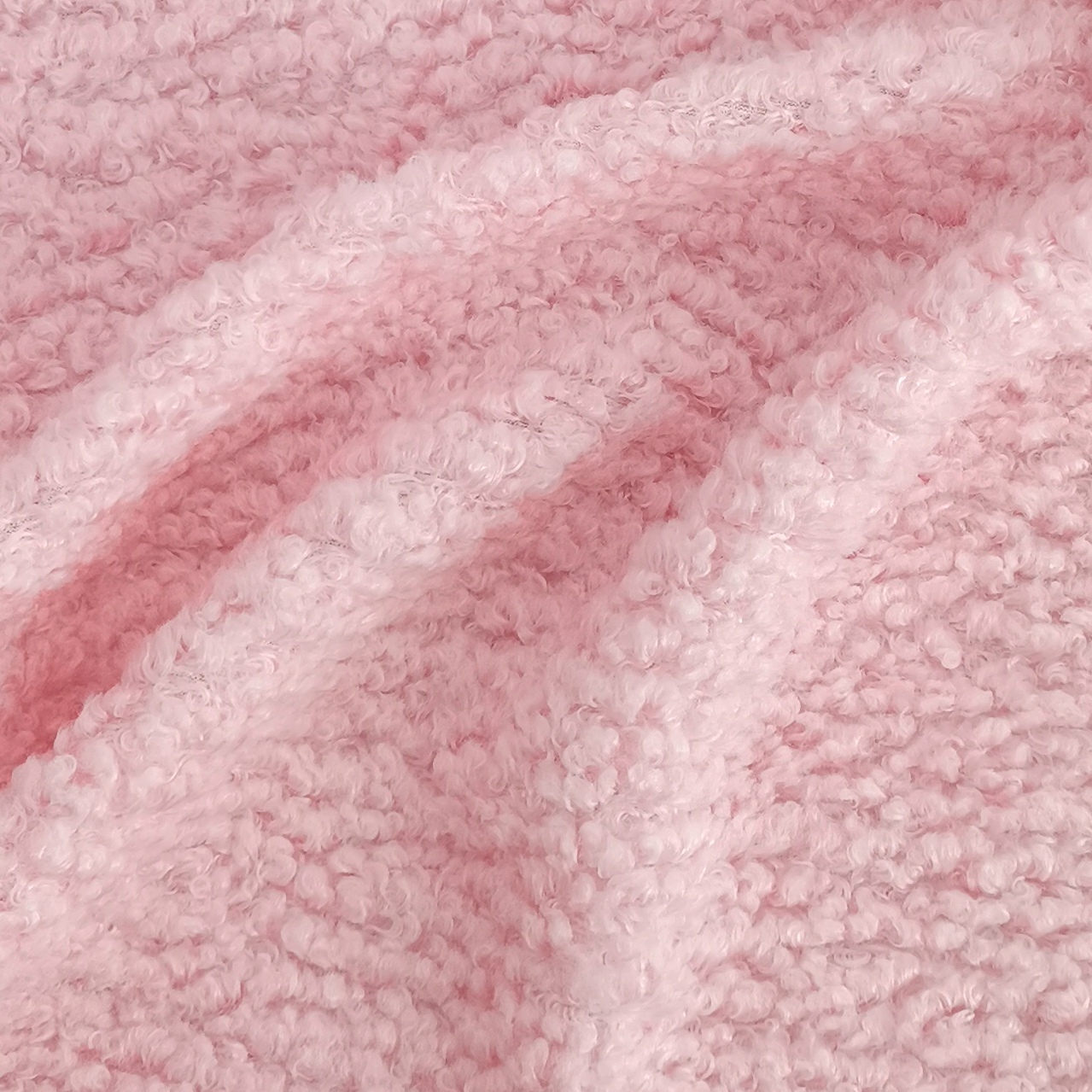 Custom Polyester Fabric Fleece Jacquard Loop Velvet Fur Fleece