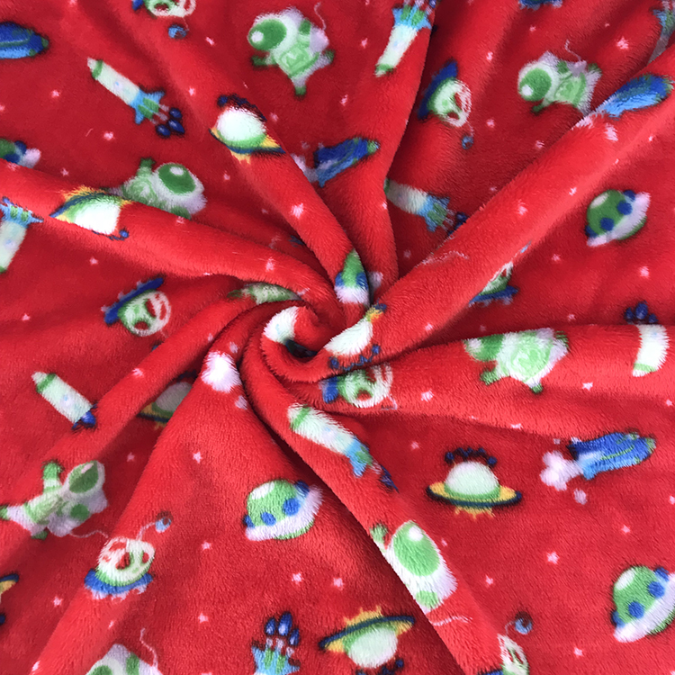 High Quality Kids Blanket Fabric Jacquard Designs Flannel Fabric for Sofa Bedding/garment/quilt/blanket 30 Woven 100% Polyester