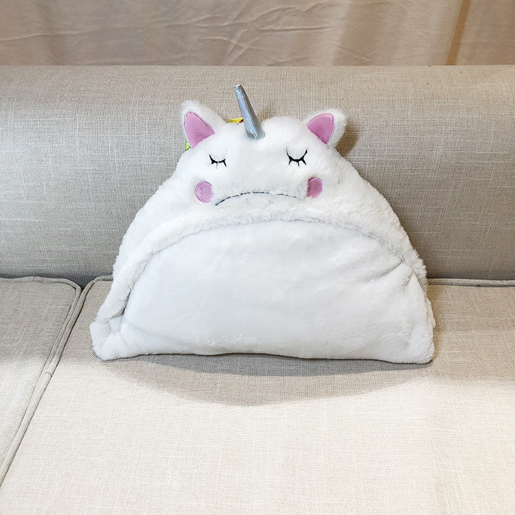 Animal Head Hoodie Wrap Swaddle Design Stuffed Animal Blankets Jacquard 100% Polyester Solid Flannel Hood Animal Head CN;JIA