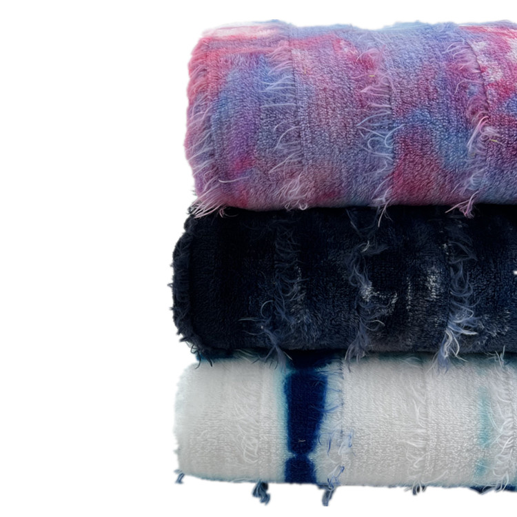Printed flannel fleece promotional throw blankets tassel flannel sofa blanket for children