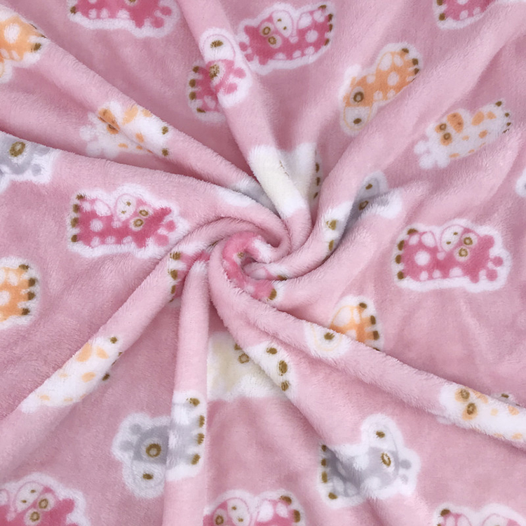 Children Baby Bedding Set Blanket Fabric Flannel Fleece 30 Woven Printed Medium Weight 100% Polyester,polyester Rectangular