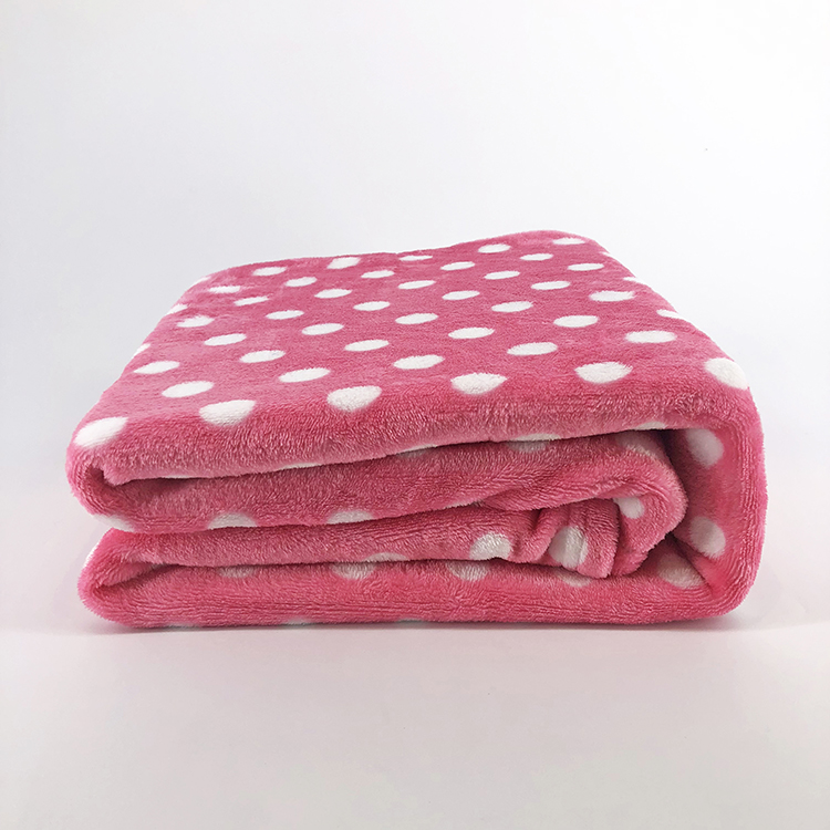 Extra soft sofa warm blanket fleece custom printed flannel bed linen blanket fuzzy throw
