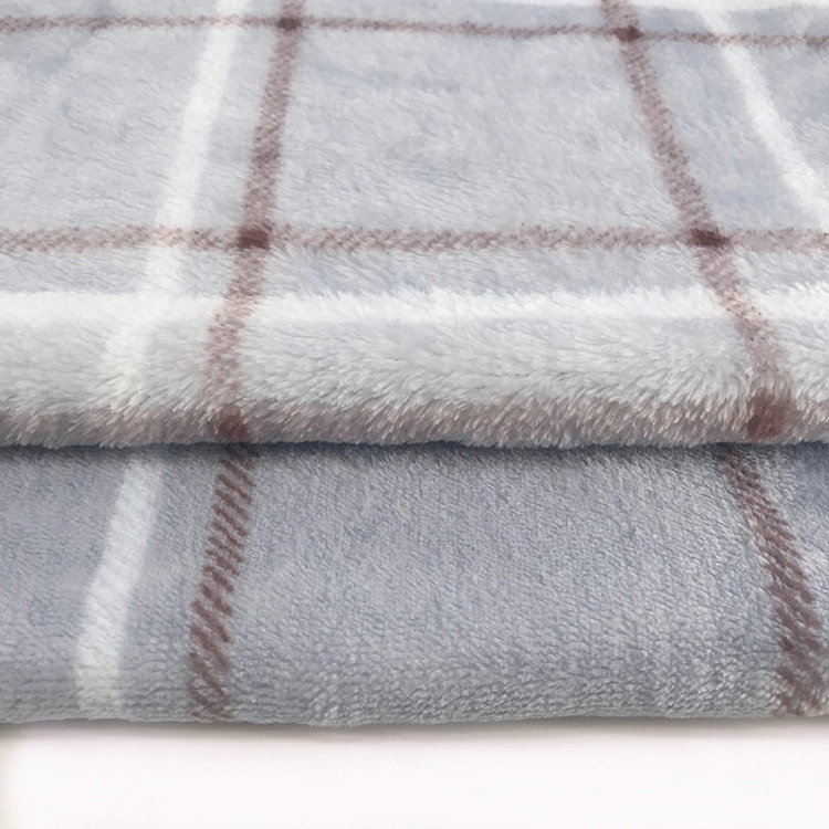 soft Flannel printed fleece fabric mill for blanket bedsheet baby throw