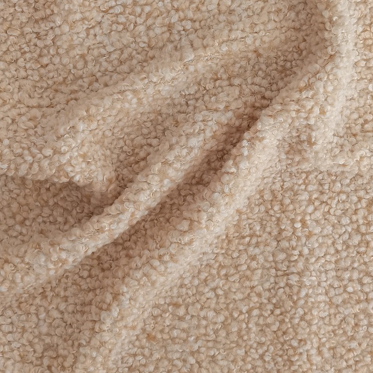 Custom Polyester Fabric Fleece Jacquard Loop Velvet Fur Fleece