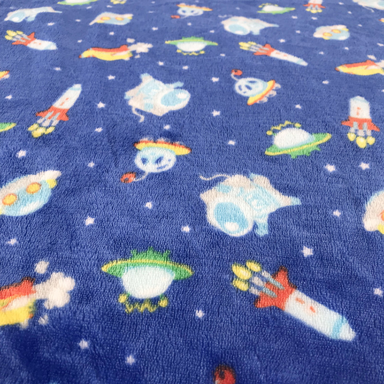 Wholesale super soft flannel fleece baby fabric for baby bedding sets / blanket / home textile