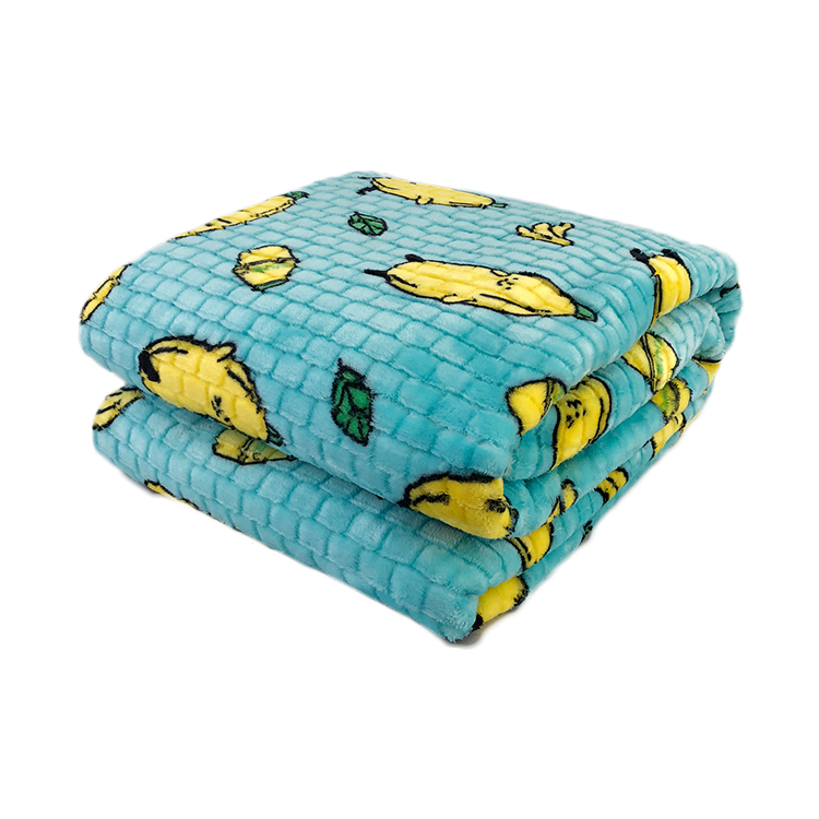 100% polyester jacquard cartoon printed flannel fleece fabric anti-static blanket 300gsm waffle fleece fabric for baby