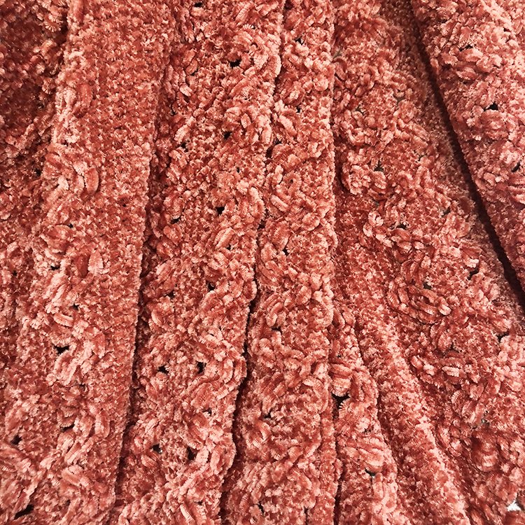 Crochet yarn knitted sofa tassel cellular blanket, blankets knit red throw blanket