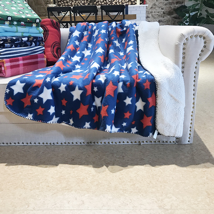 Airplane Blanket Balanket 100% Polyester Jacquard Raschel Blanket Aviation Polar Fleece Anti-pilling and Printed Rectangular