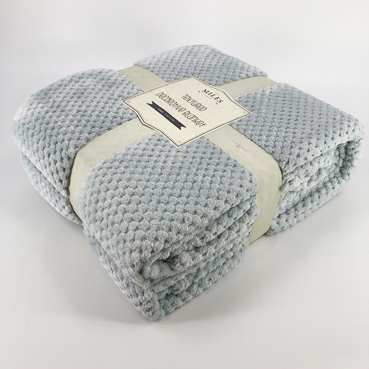 Custom sofa couch decoration cozy velvet plush flannel fleece blanket home decor decorative blanket throw